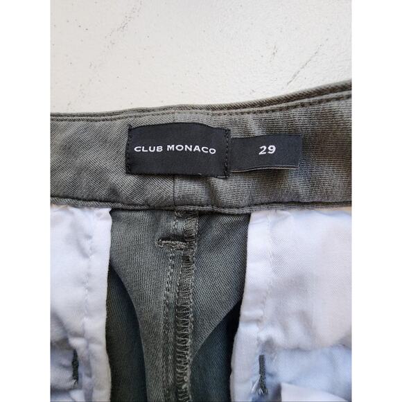 Club Monaco Pants Mens 29 Gray Cargo Chino Utility Flap Pockets Workwear Casual - Picture 8 of 11